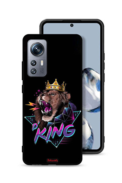 Tolwak غطاء حماية لهاتف Xiaomi 12S برسومات الأسد الملك
