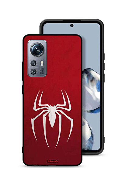 Tolwak غطاء حماية لهاتف Xiaomi 12S بتصميم أيقونة العنكبوت