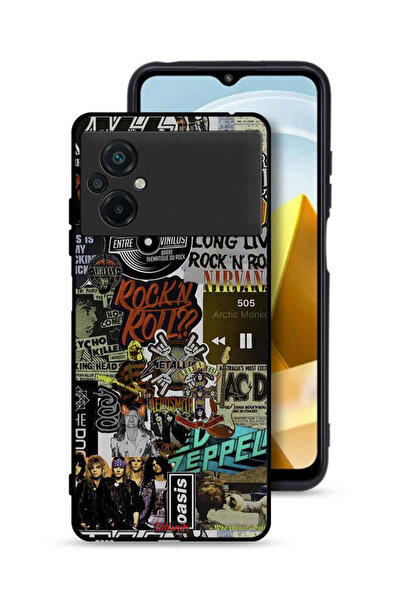 Tolwak غطاء حماية لهاتف Xiaomi Poco M5 4G، تحيا موسيقى الروك أند رول