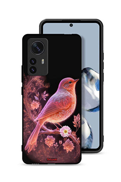 Tolwak غطاء حماية لهاتف Xiaomi 12X برسومات طيور لطيفة