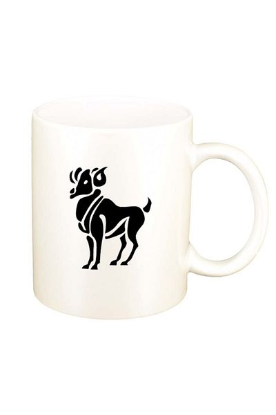 INOVATIX Personalized white mug, Zodiac sign, D150, INOVATIX®. 330ml
