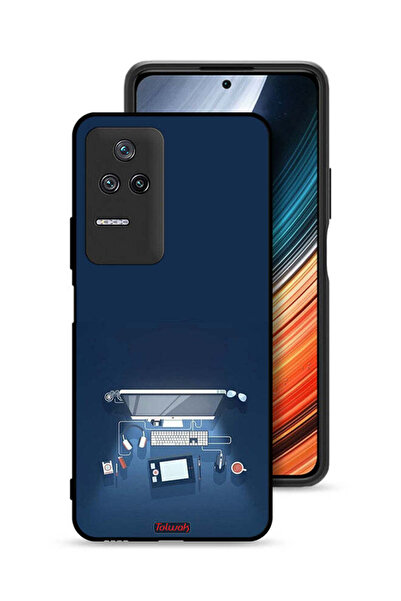 Tolwak غطاء حماية لجهاز شاومي ريدمي K40S - فن مكتب الكمبيوتر