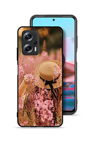 Tolwak غطاء حماية لهاتف شاومي ريدمي نوت 11T برو 5G، قبعة فتاة مزينة بالزهور