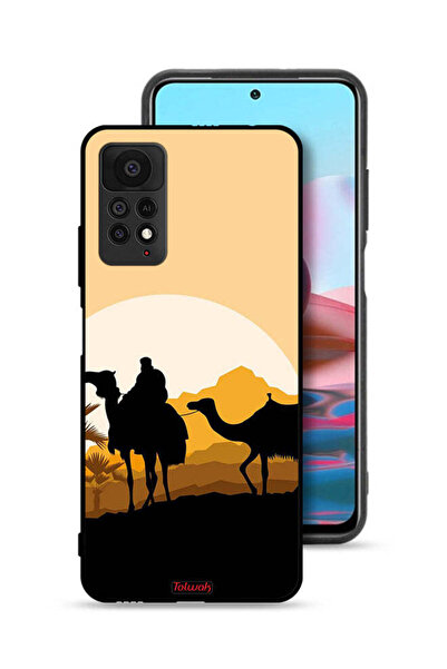 Tolwak غطاء حماية لهاتف شاومي ريدمي نوت 11 برو 5G برسومات جمال في الصحراء
