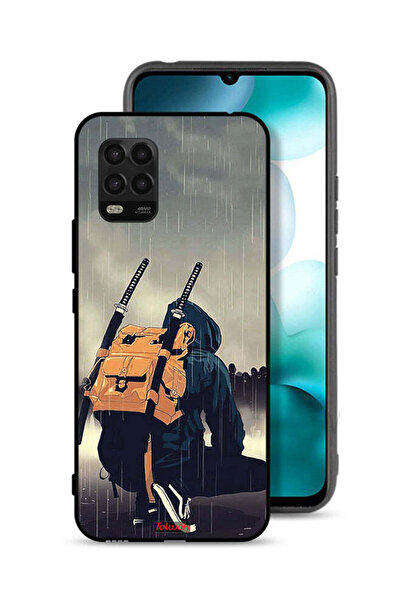 Tolwak غطاء حماية لهاتف شاومي مي 10 لايت 5G، رسمة سيف ساموراي رقمية