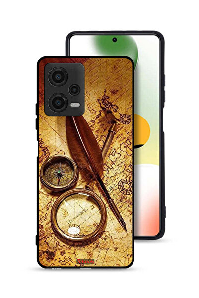 Tolwak غطاء حماية لهاتف Xiaomi Poco X5 - بوصلة عتيقة