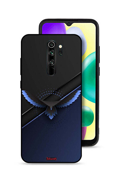 Tolwak غطاء حماية لهاتف شاومي ريدمي نوت 8 برو - تصميم نسر - فن تجريدي رقمي