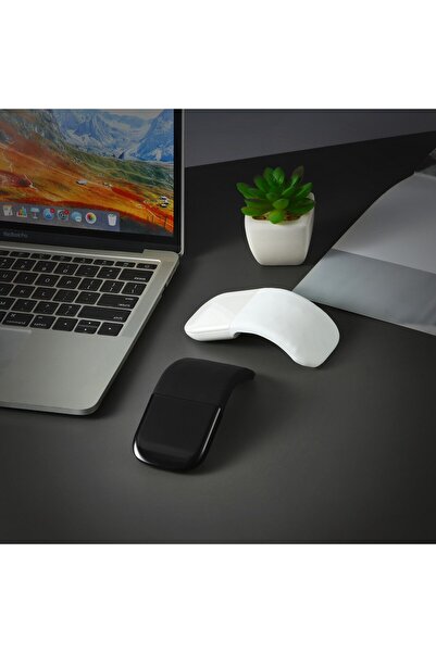 Zilvana Katlanabilir Kablosuz Bluetooth + 2.4G Mouse Siyah (1600 DPI)