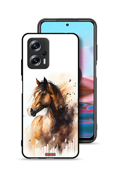 Tolwak غطاء حماية لهاتف شاومي ريدمي نوت 11T برو 5G، رسمة حصان تجريدية