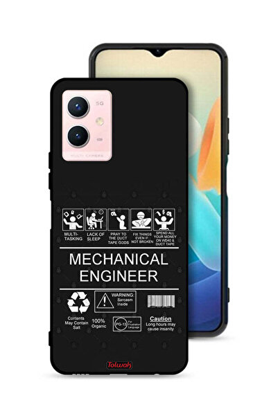 Tolwak غطاء حماية لهاتف Vivo Y33s 5G، ملصق مهندس ميكانيكي