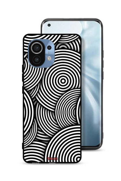 Tolwak غطاء حماية لهاتف شاومي مي 11 بنمط دوائر وهمية