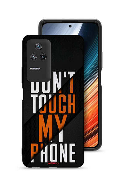 Tolwak Xiaomi Poco F4 Protective Case Cover Do Not Touch My Phone