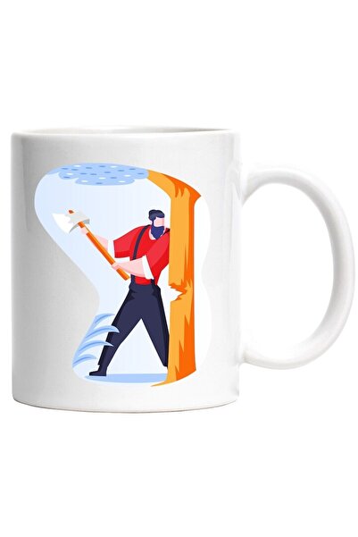 INOVATIX Cana alba personalizata, Copac, Topor, Taietor De Lemne, INOVATIX®. ...