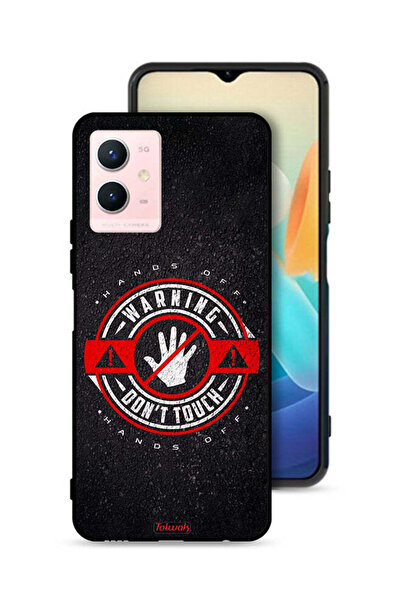Tolwak Vivo Y33s 5G Protective Case Cover Warning Do Not Touch