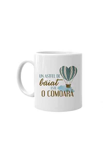 INOVATIX Персонализирана бяла чаша, Момче като това е съкровище, Бяла, INOVAT...