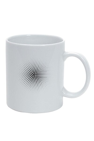 INOVATIX Cana alba personalizata, Forme, alb, D210, INOVATIX®. 330ml