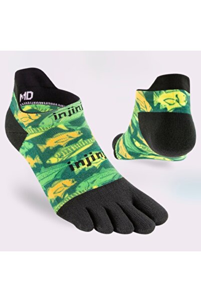 injinji Five Fingers Spectrum Run Lightweight No Show Socks - Collectors Edition