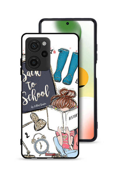 Tolwak غطاء حماية شاومي بوكو X5 برو - فتاة العودة إلى المدرسة تقرأ التاريخ