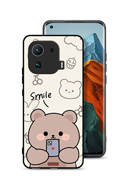Tolwak غطاء حماية لهاتف شاومي مي 11 برو برسومات الدب المبتسم