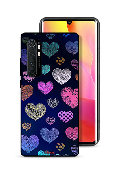 Tolwak غطاء حماية لهاتف شاومي مي نوت 10 لايت بنقشة قلوب داجا