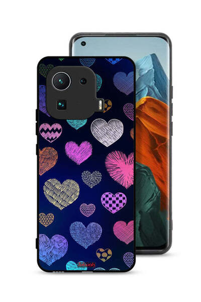 Tolwak غطاء حماية لهاتف شاومي مي 11 برو بنقشة قلوب داجا