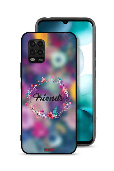 Tolwak غطاء حماية لهاتف شاومي مي 10 لايت 5G، رسمة خاتم أصدقاء الزهور