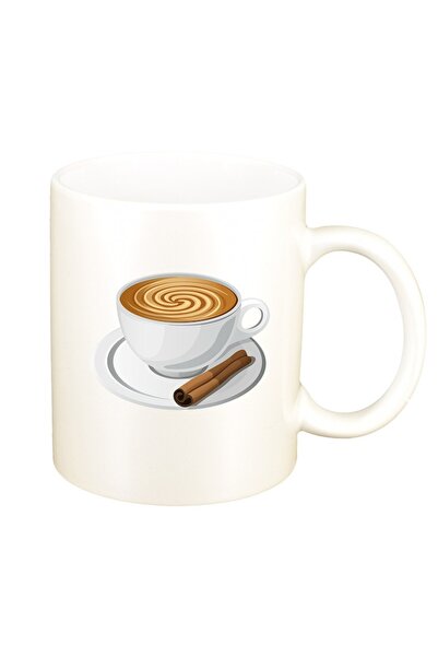 INOVATIX Cana alba personalizata, Καφές, D412, INOVATIX®. 330ml