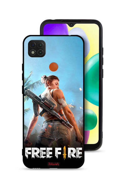 Tolwak غطاء حماية لهاتف شاومي ريدمي 9C فري فاير