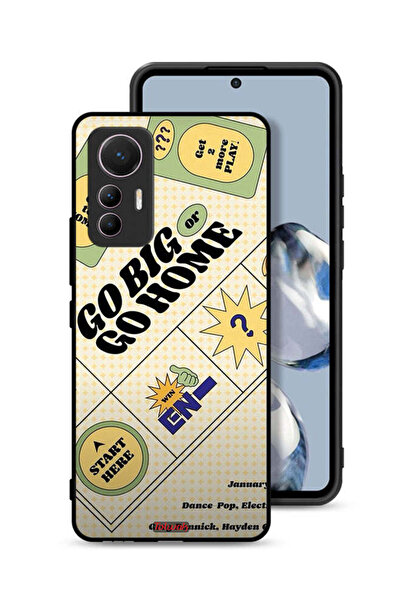 Tolwak Xiaomi 12 Lite Protective Case Cover Go Big Or Go Home