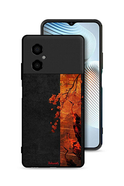Tolwak Xiaomi Poco M4 5G Protective Case Cover Autumn Colors Art