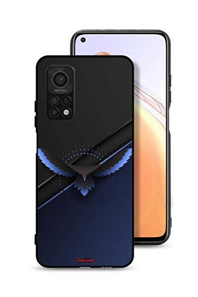 Tolwak غطاء حماية لهاتف شاومي مي 10T 5G، تصميم نسر، فن تجريدي رقمي