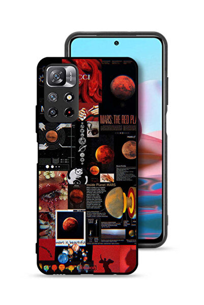 Tolwak غطاء حماية لهاتف شاومي ريدمي نوت 11 4G برسومات مارس آرت