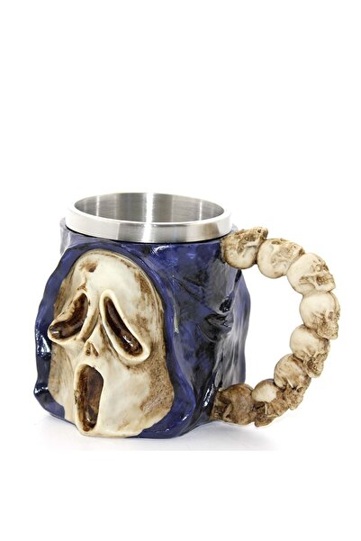 Mersi SHOP كوب من الفولاذ المقاوم للصدأ بتصميم قوطي