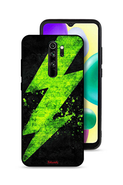 Tolwak غطاء حماية لهاتف شاومي ريدمي نوت 8 برو بنمط كهربائي