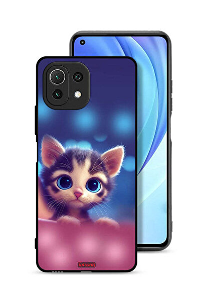 Tolwak غطاء حماية لهاتف شاومي مي 11 لايت بتصميم قطة صغيرة