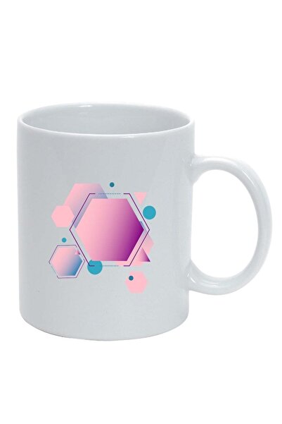 INOVATIX Cana alba personalizata, Forme, alb, D344, INOVATIX®. 330ml