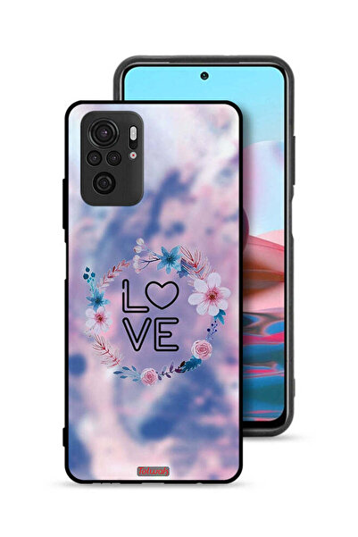 Tolwak غطاء حماية Xiaomi Poco M5s بتصميم خاتم زهور الحب