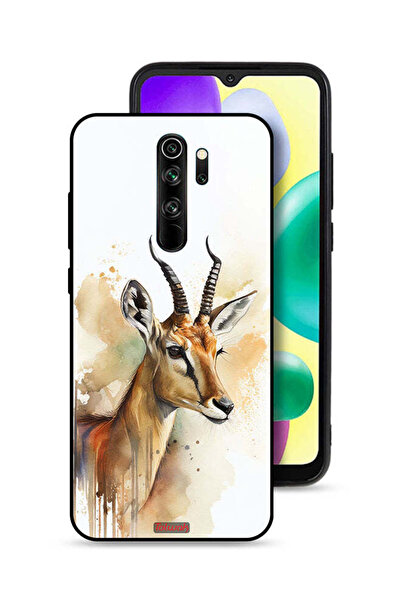 Tolwak غطاء حماية لهاتف شاومي ريدمي نوت 8 برو بتصميم غزال تجريدي