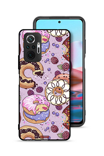 Tolwak غطاء حماية لهاتف شاومي ريدمي نوت 10 برو 4G برسومات دوناتس آرت