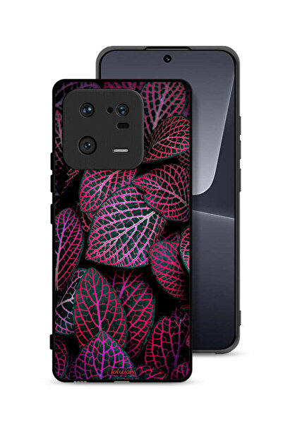 Tolwak غطاء حماية لهاتف شاومي 13 برو بنقشة أوراق سالجا