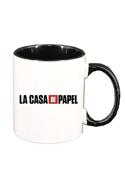 INOVATIX Baston alb personalizat, Casa de Hârtie, interior negru, D1305, INOV...