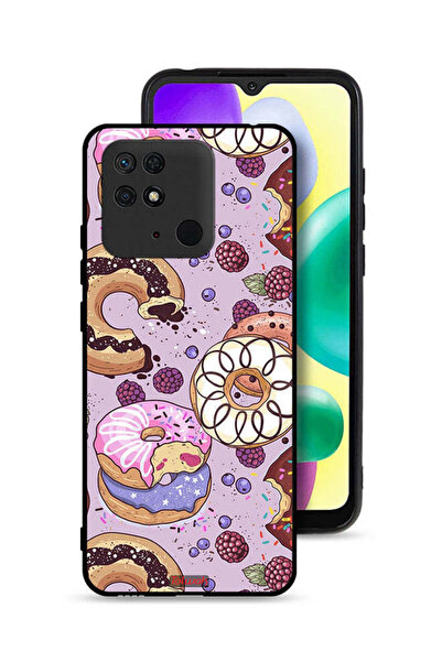 Tolwak غطاء حماية لهاتف شاومي ريدمي 10 سي برسومات دوناتس آرت