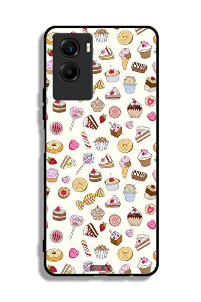 Tolwak Vivo Y55s 5G (2021) Protective Case Cover Pattern Of Favorite Items