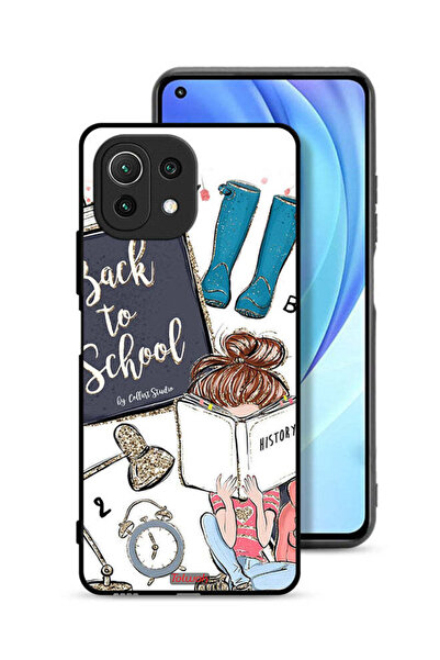 Tolwak غطاء حماية لهاتف شاومي مي 11 لايت - فتاة العودة إلى المدرسة تقرأ التاريخ