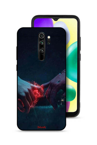 Tolwak Xiaomi Redmi Note 8 Pro Protective Case Cover Burning Hands