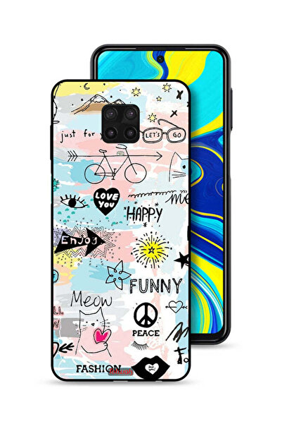 Tolwak غطاء حماية لهاتف شاومي ريدمي نوت 9 برو - أحبك - علامات