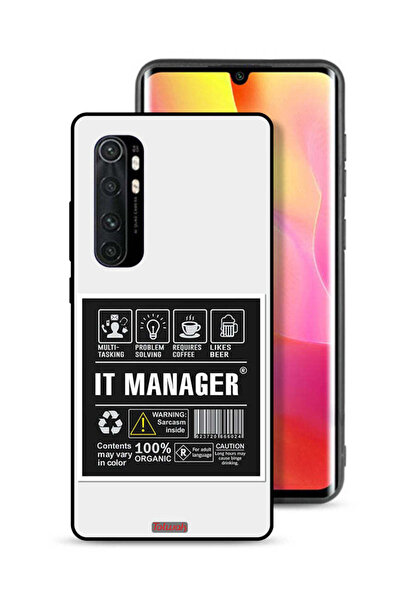 Tolwak غطاء حماية لهاتف شاومي مي نوت 10 لايت، ملصق إدارة تكنولوجيا المعلومات