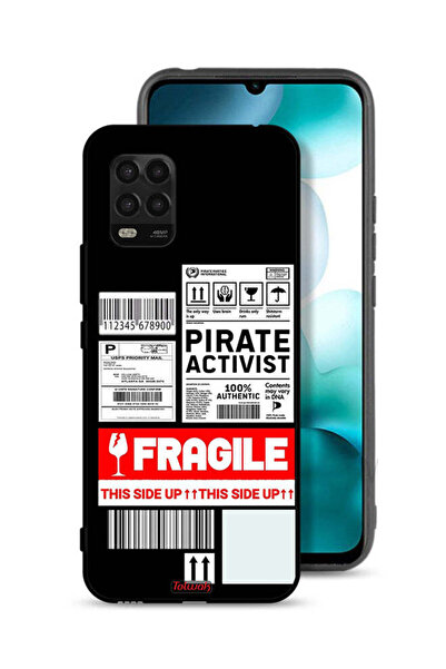 Tolwak غطاء حماية لهاتف شاومي مي 10 لايت 5G، ملصق ناشط خاص قابل للكسر