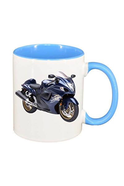 INOVATIX Εξατομικευμένη λευκή κούπα, μοτέρ, μπλε εσωτερικό, D44, INOVATIX®. 3...