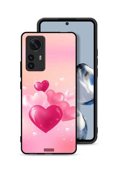 Tolwak Xiaomi 12S Pro Protective Case Cover Beautiful Hearts Art